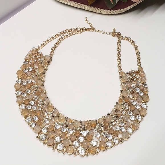 Natasha Couture Jewelry - Amazing Natasha Bead & Crystal Statement Necklace